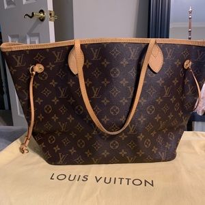 💯 Authentic Louis Vuitton Neverfull MM